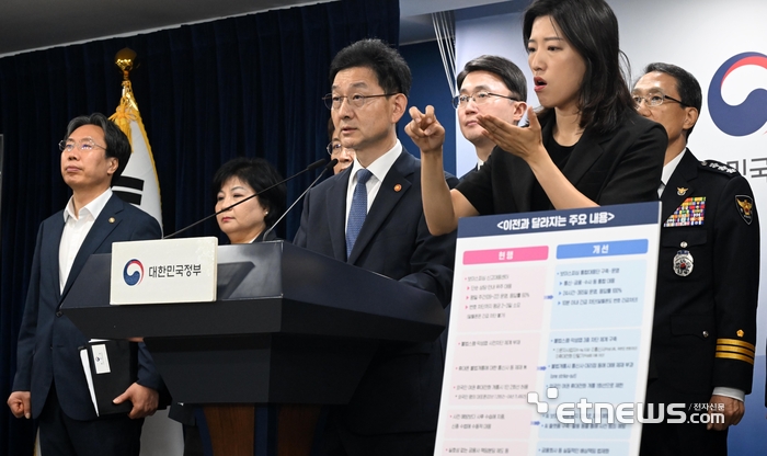 [포토] 보이스피싱 근절 종합대책 발표하는 윤창렬 국무조정실장