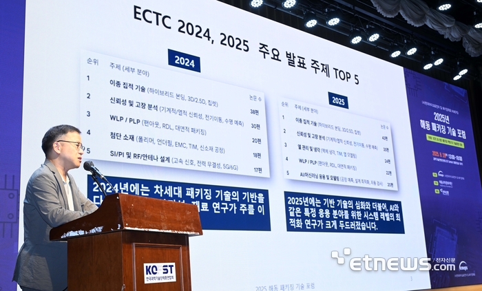 [포토] 김성동 서울과기대 교수, '2025 패키징 기술동향 오버뷰'