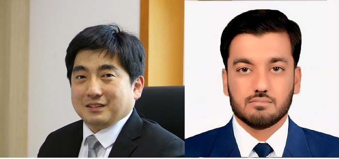 감종훈 교수(왼쪽)와 박사과정 라자 하산 씨