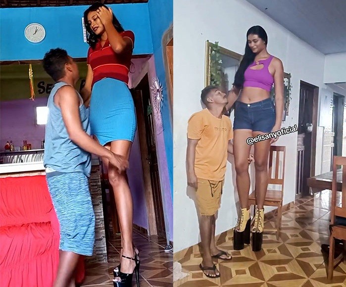207cm 거인증 그녀와 162cm 그남자, 무슨 사이?