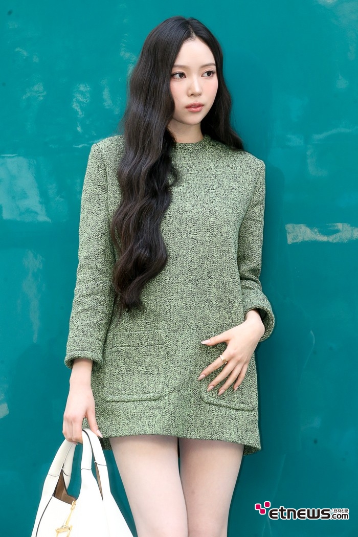 [ET포토] 미야오 나린, '그린 엔젤'