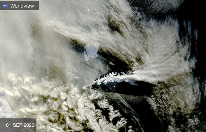 코페르니쿠스 위성으로 본 A23a. 사진=AP 연합뉴스/미 항공우주국(NASA) 월드뷰