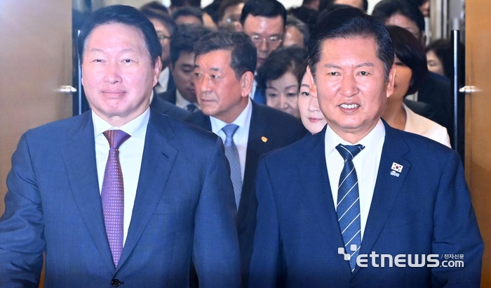 [포토] 민주당-대한상의 정책간담회