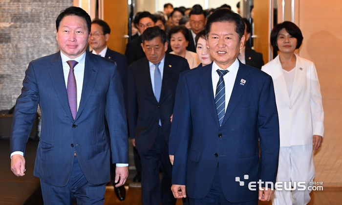 [포토] 민주당-대한상의 정책간담회