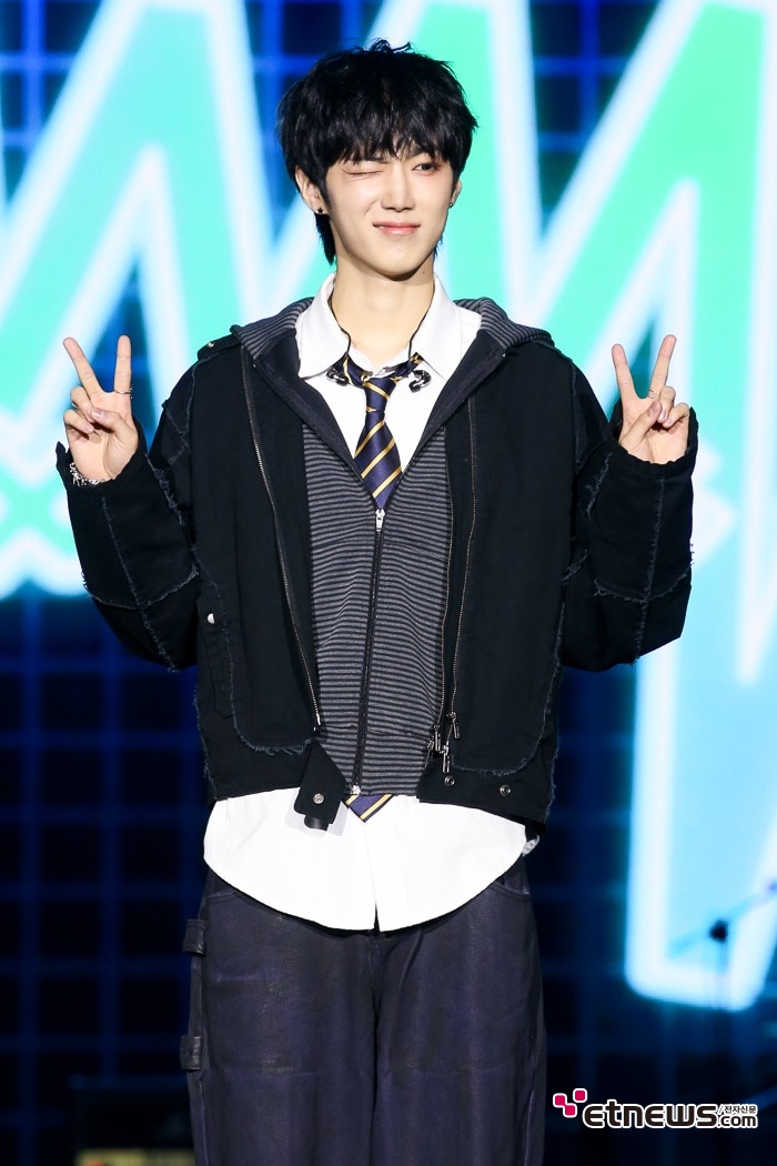 [ET포토] 에이엠피 하유준, '귀여움 터지는 윙크'