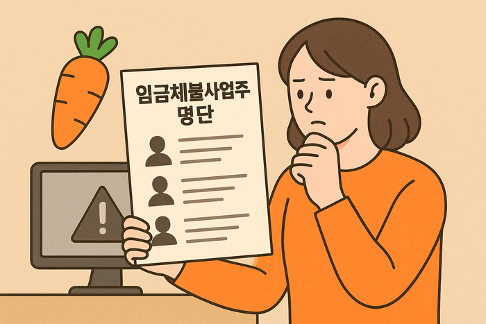 당근, 임금체불사업주 명단 공개…구직자 보호 강화