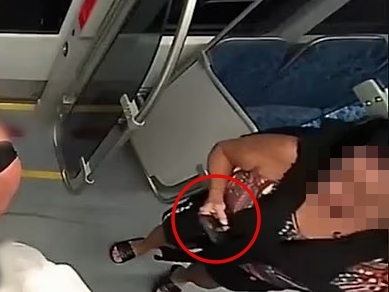 8월 22일(현지시간) 미국 노스캐롤라이나주에서 발생한 전철 살인사건 현장을 촬영하고 있는 승객. 사진=데일리메일 캡처