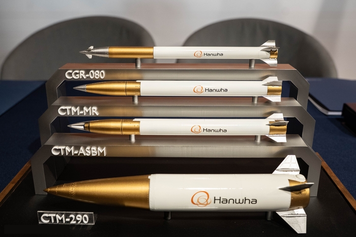 향상된 GPS가 탑재될 천무 유도 미사일. 한화에어로스페이스