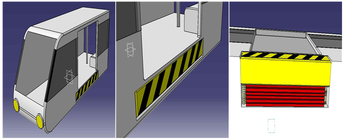 최우수상 수상작인 적응형 공압식플랫폼 갭 실링시스템