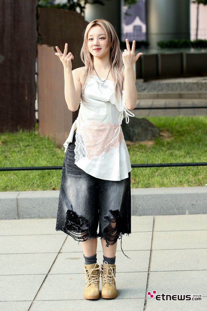 [ET포토] 아이들 우기, '따라하기 쉬워요'