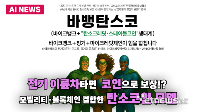 전기이륜차 친환경 주행, 디지털 탄소자산으로 전환