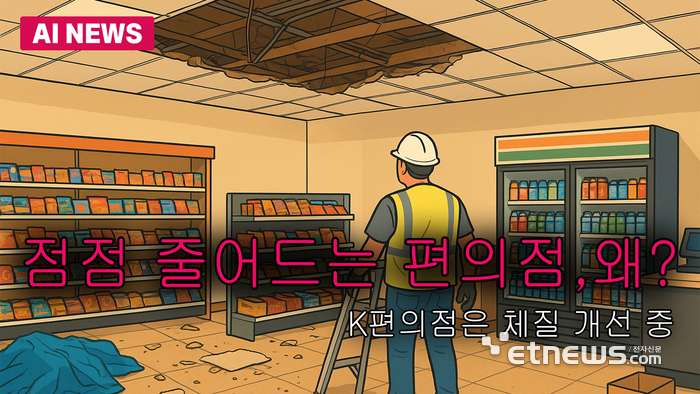 점점 줄어드는 편의점, 왜?