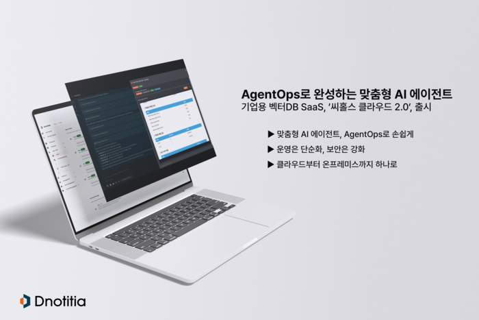 디노티시아, 기업용 AI 에이전트 플랫폼 '씨홀스 클라우드 2.0' 출시