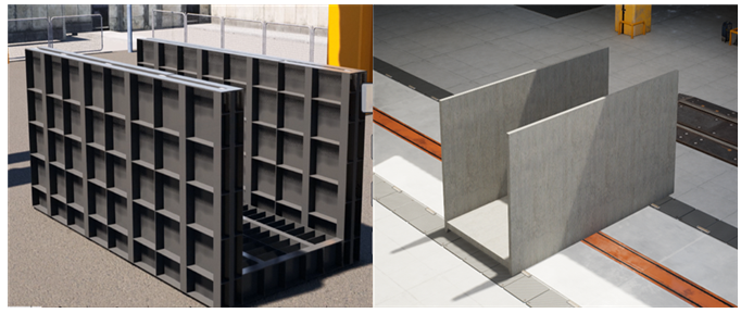 쉘터용 축열기능과 공기흐름을 가지는 PC 모듈