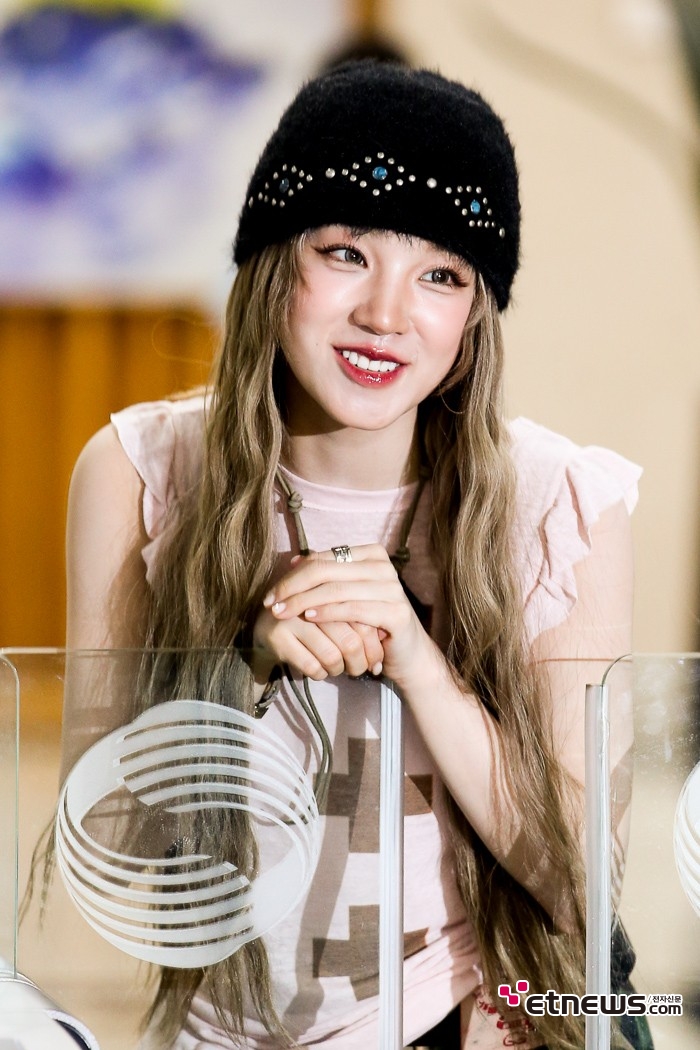 [ET포토] 아이들 우기, '상큼한 웃음'