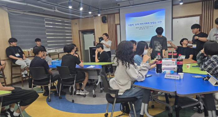 평촌과학기술고등학교는 지난 6일 안양 지역 기술인재 네트워크 강화를 위해 '선배와의 만남' 행사를 열었다. (사진=평촌과학기술고)