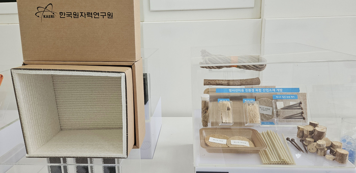 케나프를 활용해 개발한 다양한 친환경 산업소재.