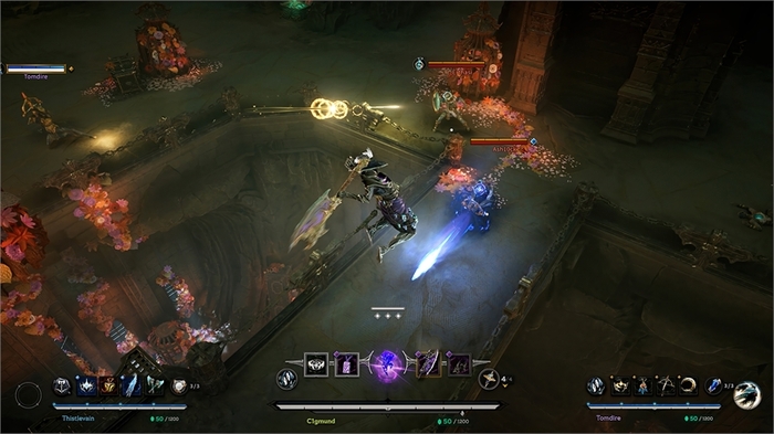 알케론 인게임 플레이 화면