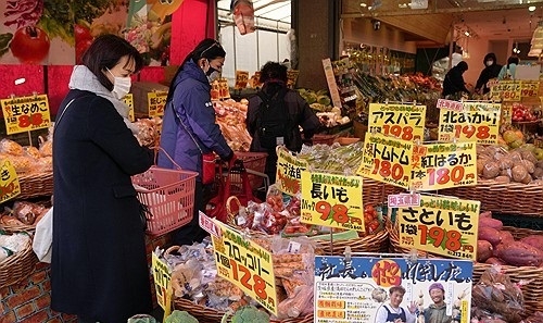 일본 도쿄 식품상점. 〈사진=연합뉴스〉