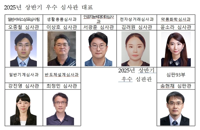 특허청, 2025년 상반기 우수 심사·심판관 시상식 개최