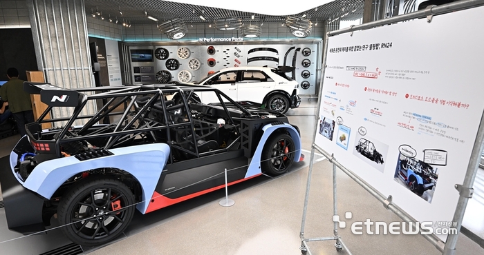 10주년을 맞은 N브랜드 전용공간이 마련된 3층 모빌리티 스튜디오. 이동근기자 foto@etnews.com