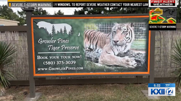 그로울러 파인스 호랑이 보호구역. 사진=KXII