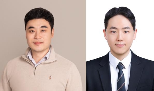 왼쪽부터 경희대 의과대학 김도경 교수, 차병석 연구교수(사진=경희대)