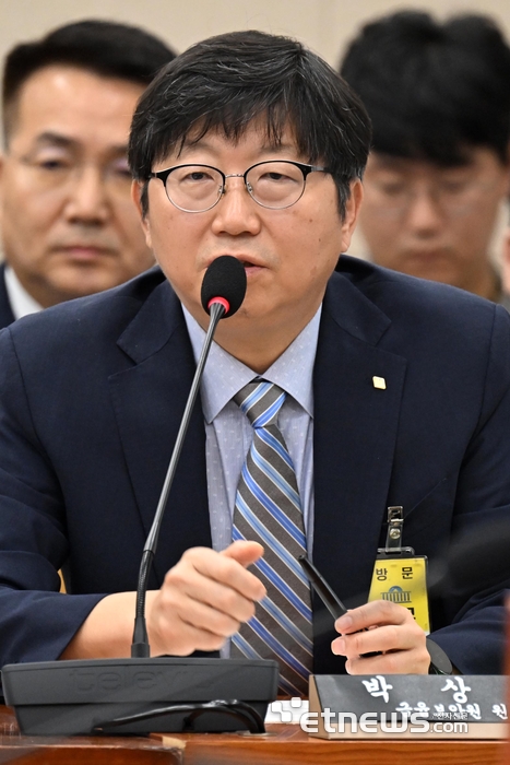 [포토] 해킹사고 청문회 답변하는 박상원 금융보안원장