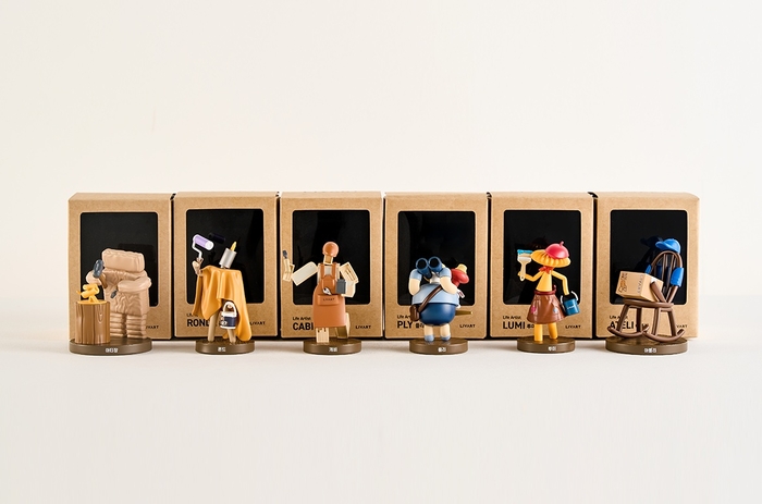 현대리바트 캐릭터 피규어 6종