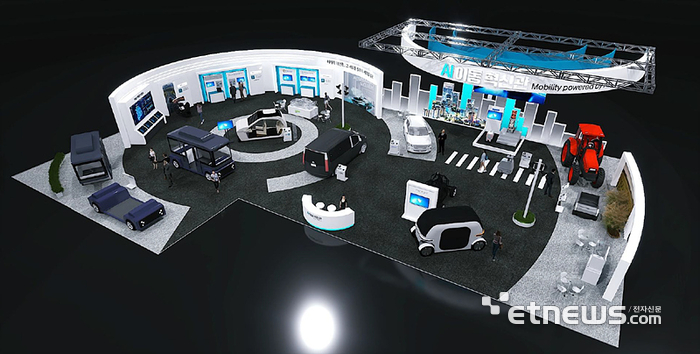 FIX 2025의 주요특별관인 AI 이동혁신관 조감도