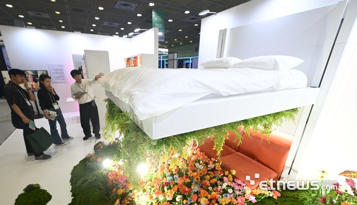 [포토] 침대에도 로봇 기술이