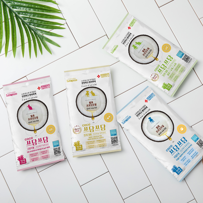 코코쓰담쓰담의 목욕장갑 4종