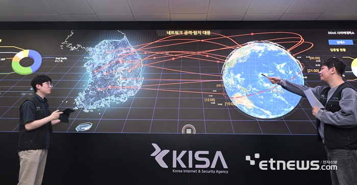 [포토] 사이버공격 대비 24시간 모니터링