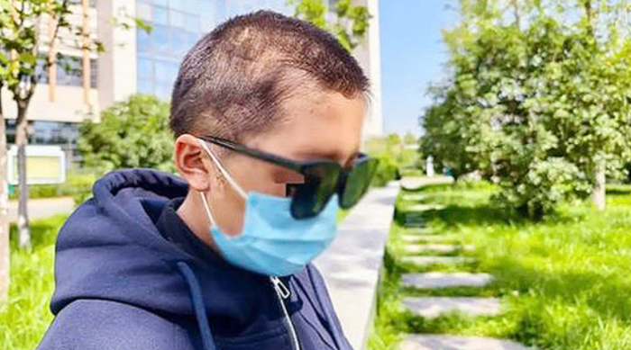 중국에서 곰에게 공격당하고 살아남은 임신부. 사진=극목신문 캡쳐