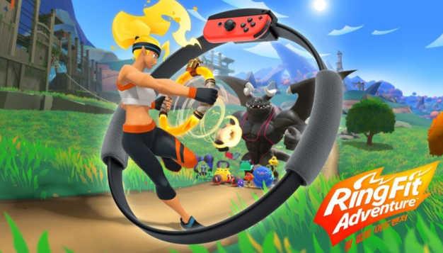 닌텐도의 피트니스 게임 '링 피트 어드벤처'. 사진= 닌텐도 홈페이지 캡쳐