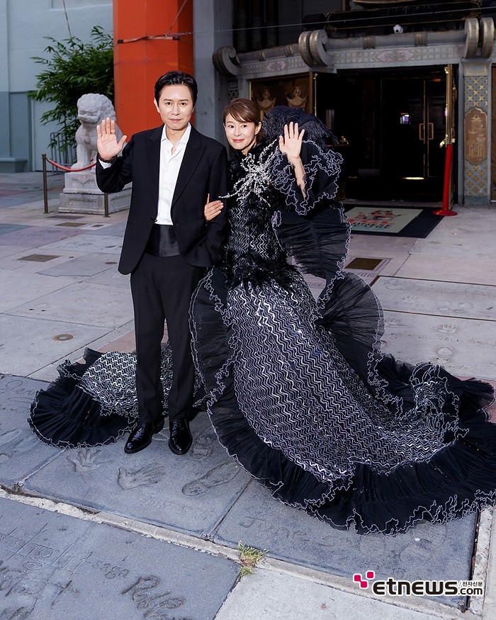 [ET포토] 김민종-예지원, '한폭의 그림같은 투샷'