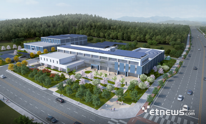 올해 개소 예정인 포항 블루밸리산단내 국가 배터리 자원순환클러스터 조감도