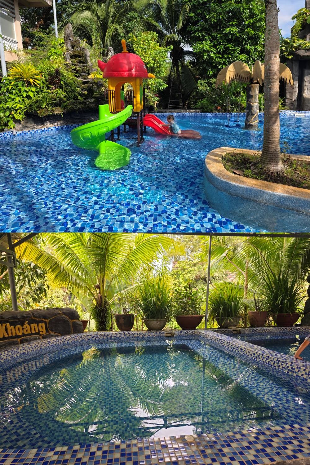 사진= 푸꾸옥 머드스파 수영장  / 박병창 기자 