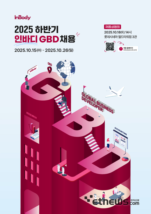 인바디, 2025 하반기 신입사원 채용 포스터