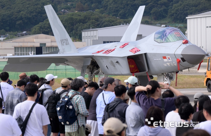 [포토] 국산 첨단전투기 'KF-21'