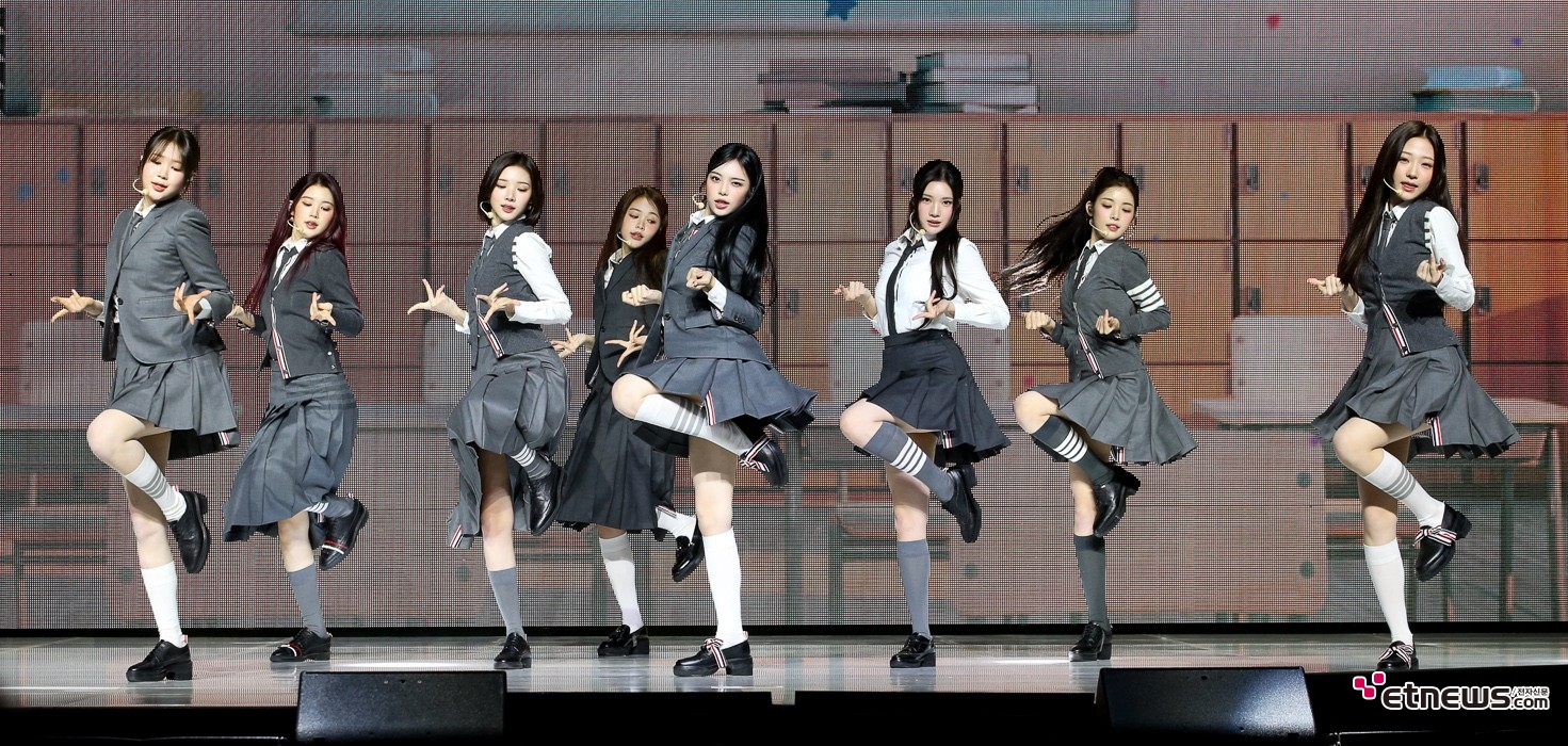 [ET포토] 하츠투하츠, '리듬에 맞춰 상큼하게'