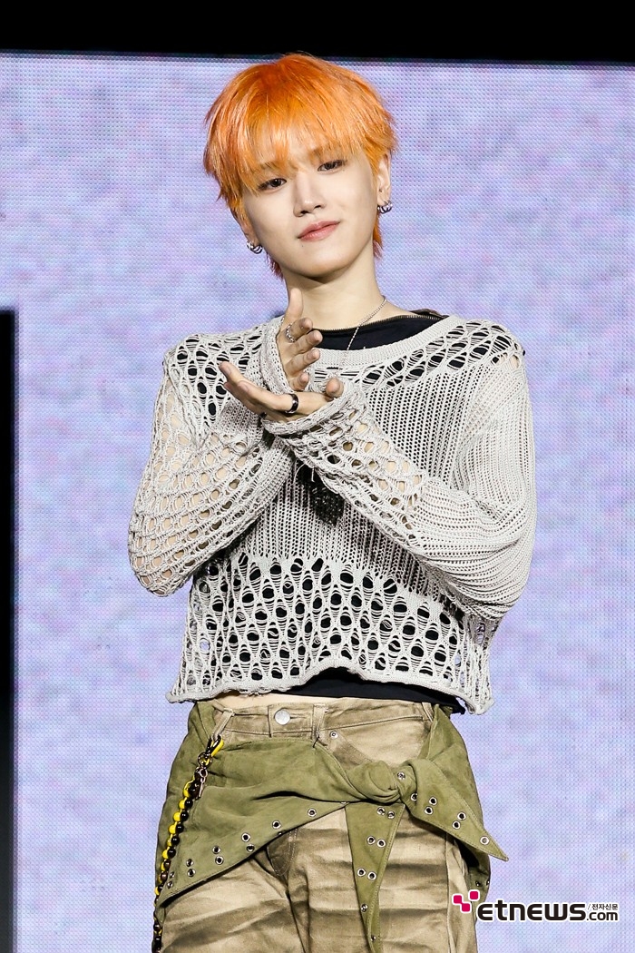 [ET포토] 보이넥스트도어 리우, '귀여운 오렌지색 머리'
