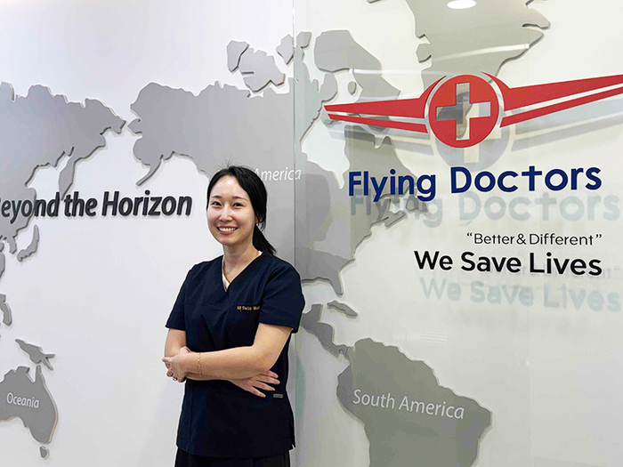 플라잉닥터스 노다인 간호사(사진 제공: 플라잉닥터스)