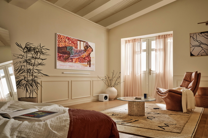 아트 바젤 파리 컬렉션 중 루도빅 은코스의 '하루의 무게'