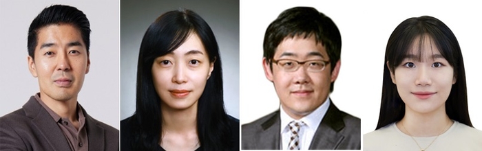 환자의 세포와 피부조직으로 맞춤형 인공피부를 개발한 연구진. 왼쪽부터 이준민 포스텍 교수, 박보영 이화여대 교수, 김한준 고려대 교수, 포스텍 시스템생명공학부 통합과정 강래희 씨.