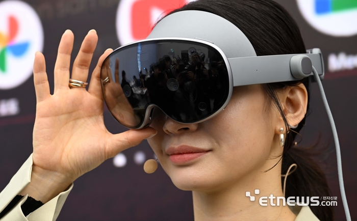 [포토] 갤럭시 XR 시연