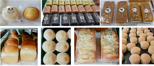 가루쌀로 만든 빵. (사진=농촌진흥청)