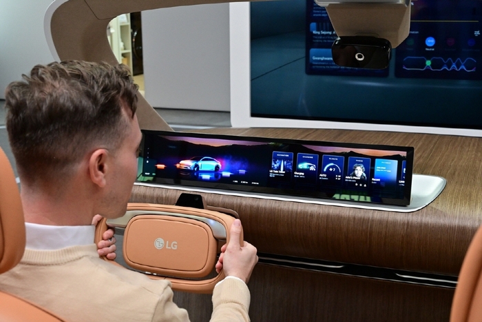 LG전자가 'CES 2025'에서 선보인 SDV 설루션