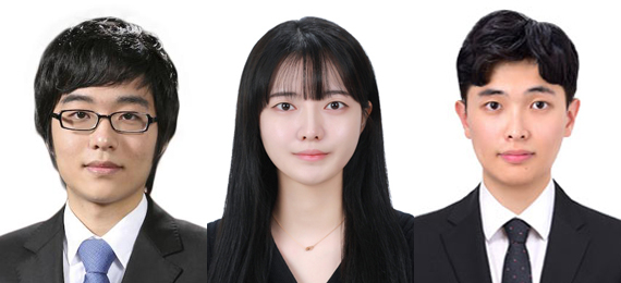 (왼쪽부터) 이기복 연세대 교수, 유승주 연구원, 권혁 연구원