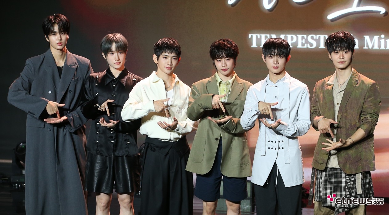 [ET포토] 템페스트, '군무의 포인트가 되는 지점'